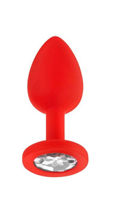 Luv Inc Jp31 Small Jeweled Silicone Butt Plug Red Prostate Toys